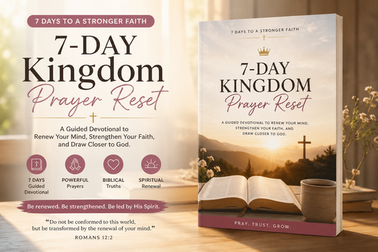 7-Day Kingdom Prayer Reset Christian devotional and prayer guide