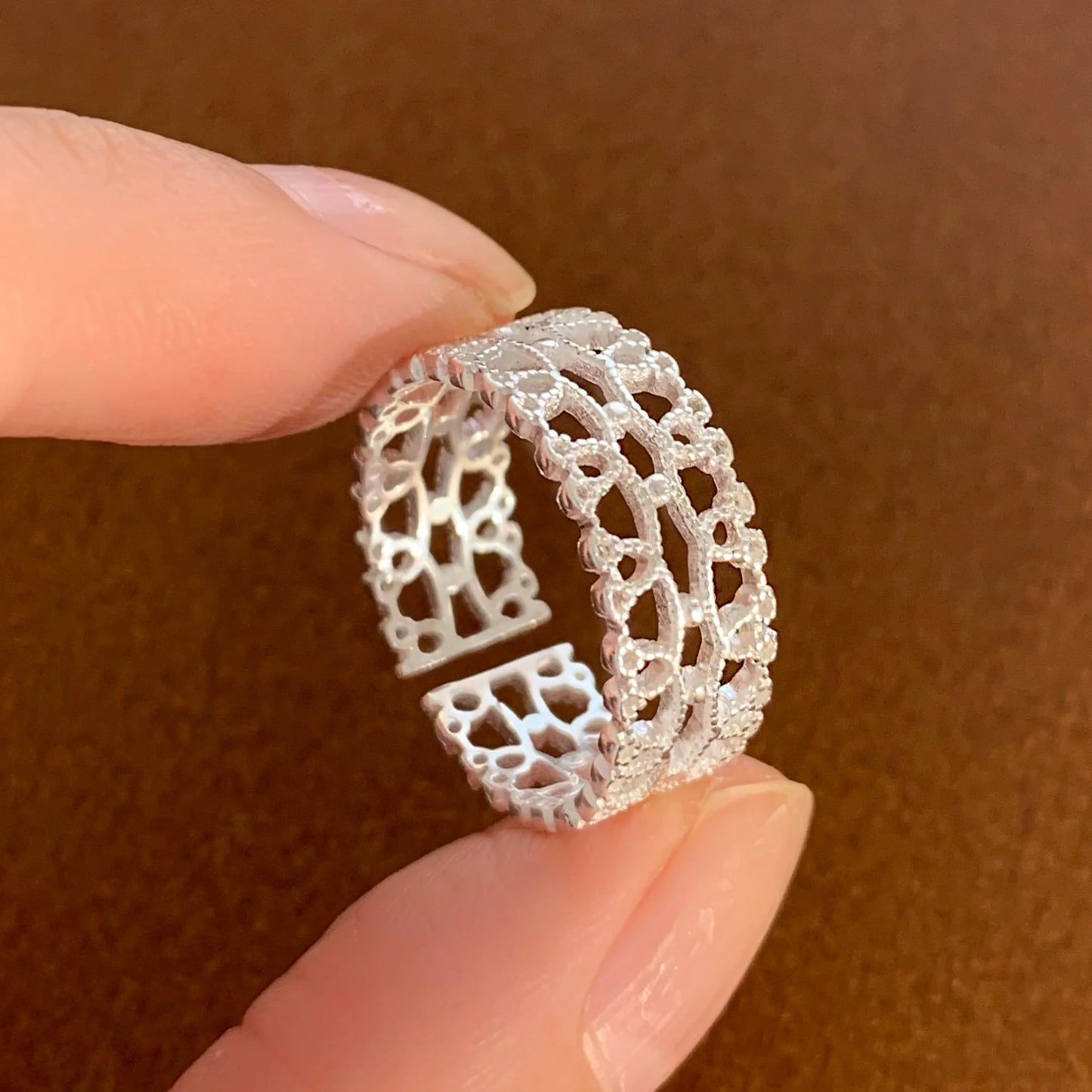 PANJBJ 925 Sterling Silver Geometric Cross Ring for Women Girl Fashion Individuality Concise Jewelry Birthday Gift Dropshipping