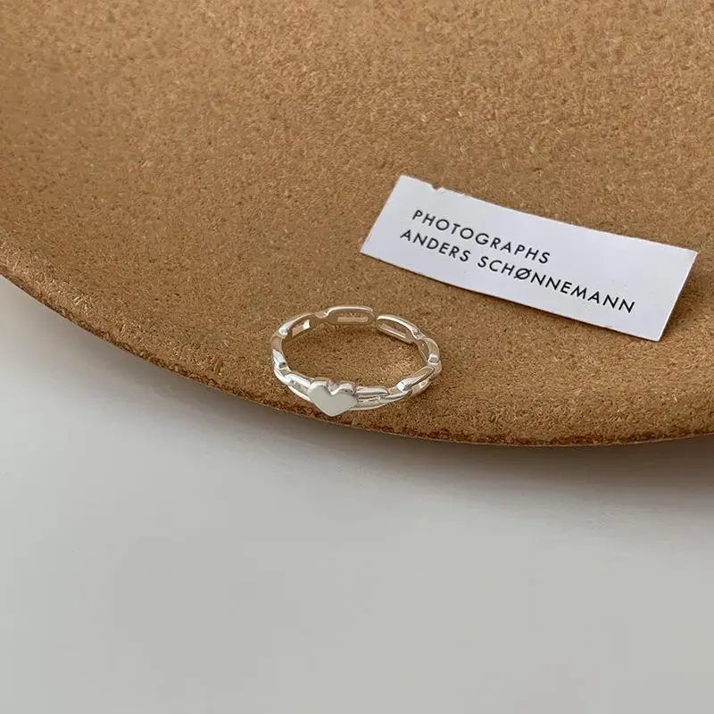 PANJBJ 925 Sterling Silver Geometric Cross Ring for Women Girl Fashion Individuality Concise Jewelry Birthday Gift Dropshipping