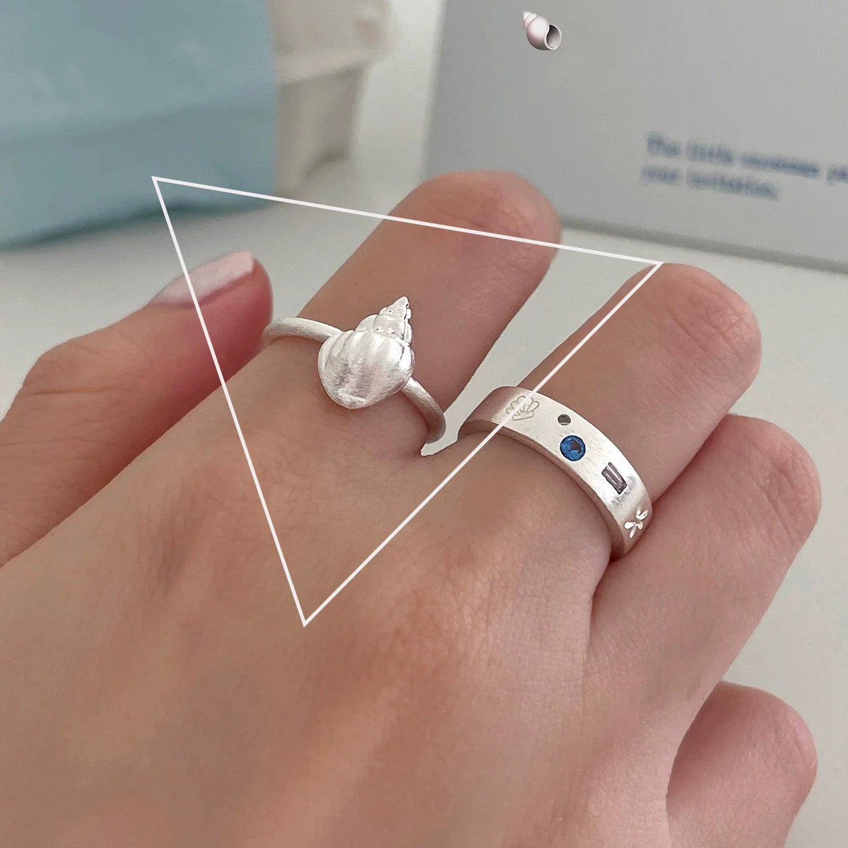 PANJBJ 925 Sterling Silver Geometric Cross Ring for Women Girl Fashion Individuality Concise Jewelry Birthday Gift Dropshipping