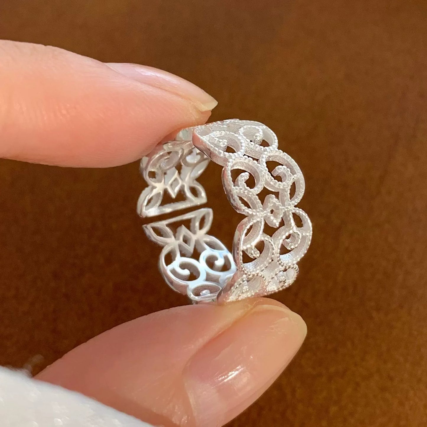 PANJBJ 925 Sterling Silver Geometric Cross Ring for Women Girl Fashion Individuality Concise Jewelry Birthday Gift Dropshipping