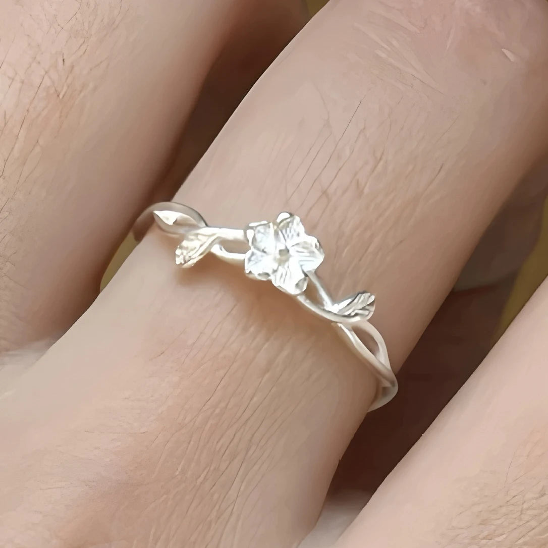 PANJBJ 925 Sterling Silver Geometric Cross Ring for Women Girl Fashion Individuality Concise Jewelry Birthday Gift Dropshipping